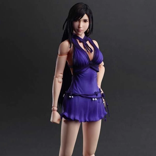 [Backorder] Final Fantasy VII: Remake Play Arts Kai Tifa Lockhart (Dress Ver.) Action Figure Decorative Accent Celebrity Doll