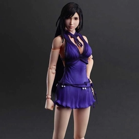 [Backorder] Final Fantasy VII: Remake Play Arts Kai Tifa Lockhart (Dress Ver.) Action Figure Decorative Accent Celebrity Doll