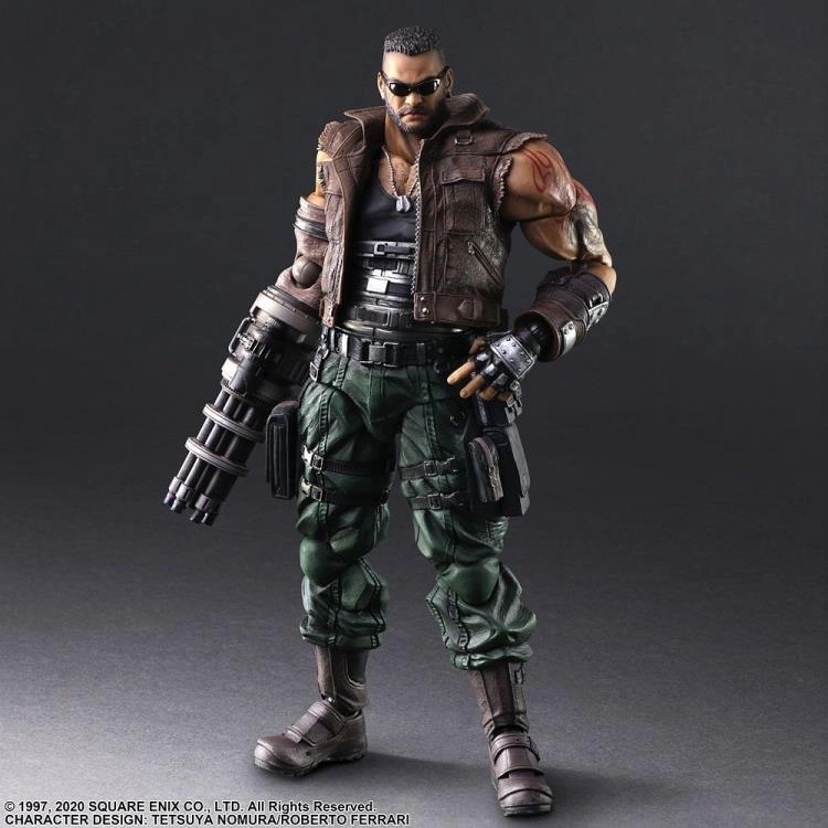 Action Model Superhero Merchandise [Backorder] Play Arts Kai Final Fantasy VII Remake Barret Wallace (Version 2)