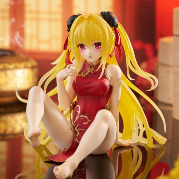 Chibi Item Limited Showcase [Backorder] To Love-Ru Darkness Desktop Cute Figure Golden Darkness (Chinese Dress Ver.)