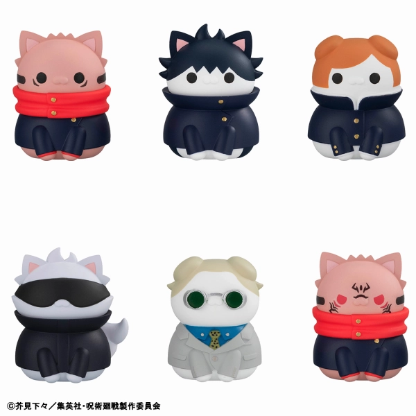 Mega Cat Project Jujutsukaisen Jujutsu Cats Shibuya Incident Ver. (Set of 8) Steampunk Design