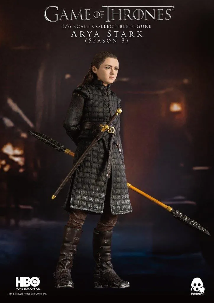 THREEZERO GAME OF THRONES ARYA STARK SEASON 8 1/6 SCALE FIG Established Maker