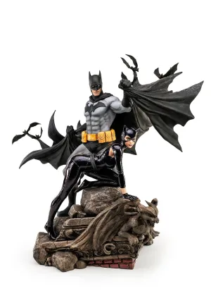 PUREARTS Batman & Catwoman Reunion - DC Comics - 1/4 Scale Collectible Statue Jungle Beast Holiday themed