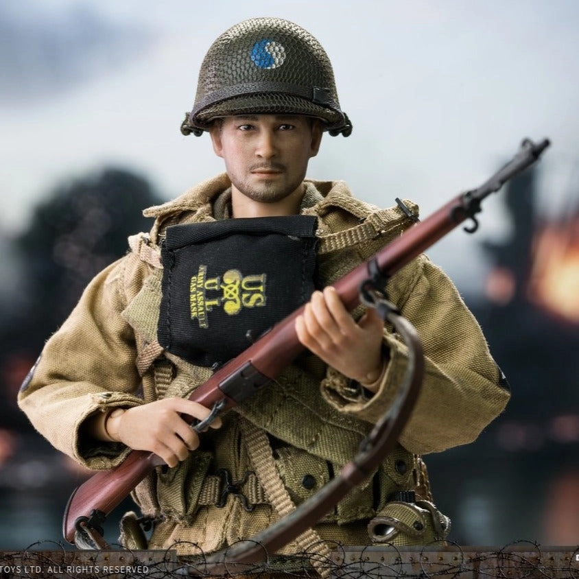 CRAZY FIGURE [LW018] 1:12 WWII U.S. 29th division D-Day Technical Sergant DIY Model Chibi Toy