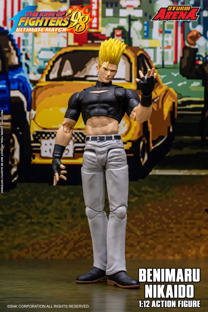 Storm Arena: The King of Fighters 98 UM - Benimaru Nikaido 1/12 Scale Action Figure Superhero Statue