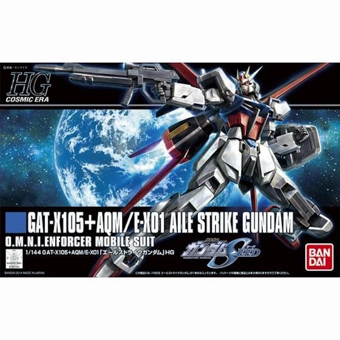 Bandai Hobby HGCE 1/144 #171 Aile Strike Gundam (5058779) Vinyl Merchandise