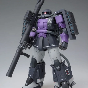 Award Trophy Metal Composite MS-06R-1A Zaku II High Mobility Type in Black Tri-Stars