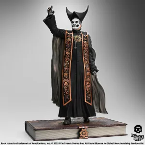 PVC Figure Collectors Item Knucklebonz Ghost Rock Iconz Papa Emeritus IV (Black Robes) Statue