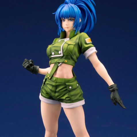 SNK THE KING OF FIGHTERS '97 Leona Heidern Bishoujo Statue Non toxic Modern Art