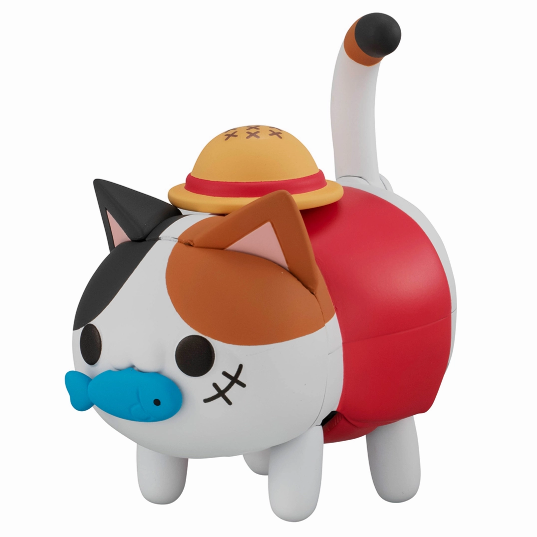 PVC Decor Modular Design Mega Cat Project One Piece Tokotoko NyanPieceNyan Monkey D. Luffy