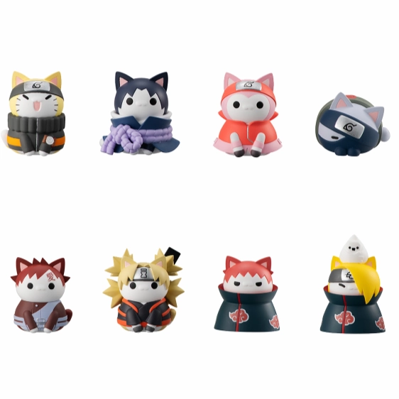 Storytelling Prop Collectible Unit Mega Cat Project Nyaruto! NARUTO Shippuden Battle with Akatsuki (Reissue)