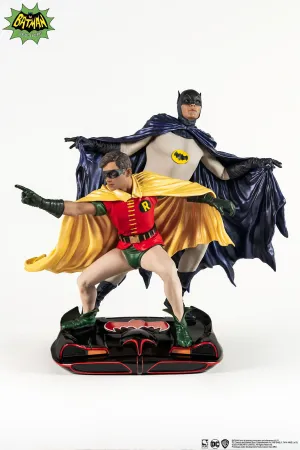 PUREARTS Batman & Robin 1966 - DC Comics - 1/8 Scale Collectible PVC Statue Train Model Bookcase Display