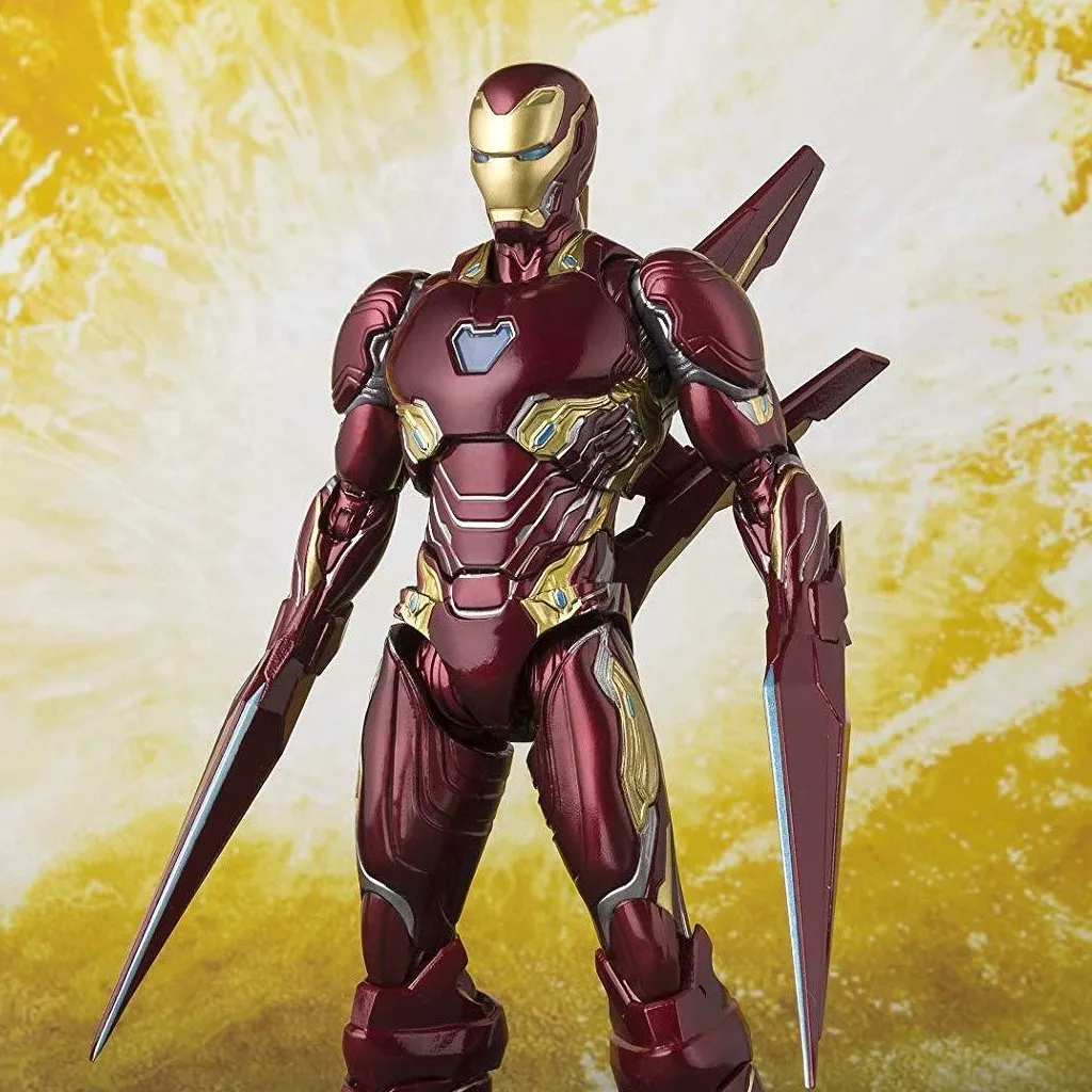 Bandai Tamashii Nations S.H.Figuarts Avengers 3 Infinity War Movie Iron Man MK-50 Nano-Weapon Set Farm Animal