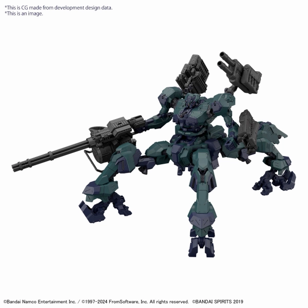 Bandai Hobby 30MM 'ARMORED CORE ?? FIRES OF RUBICON' BALAM INDUSTRIES BD-011 MELANDER LIGER TAIL Character Model Art Item