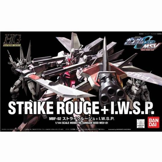 Bandai Hobby HG MSV 1/144 #01 Gundam Seed Strike Rouge   I.W.S.P. "Gundam SEED MSV" (5059142) Kids Room