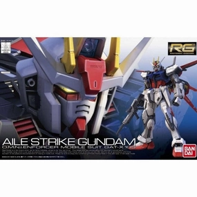 Battery operated Superhero Item Bandai Hobby RG 1/144 #03 GAT-X105 Aile Strike Gundam "Gundam SEED"