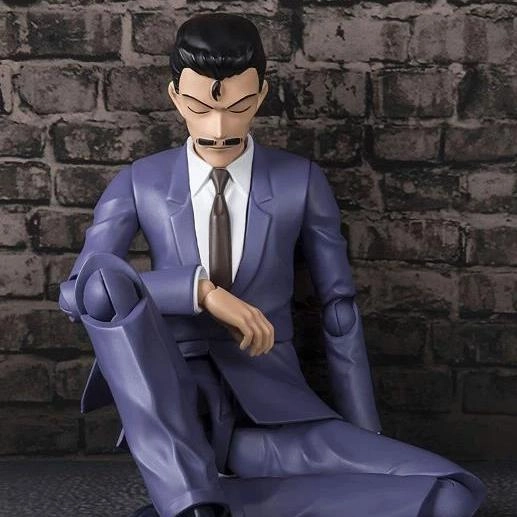 Bandai Tamashii Nations S.H.Figuarts Detective Conan Kogoro Mouri Antique Reproduction Crystal Figure