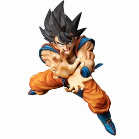 BANPRESTO DRAGON BALL Z SON GOKU KAMEHAMEHA Themed Exhibit Collectible Sculpture