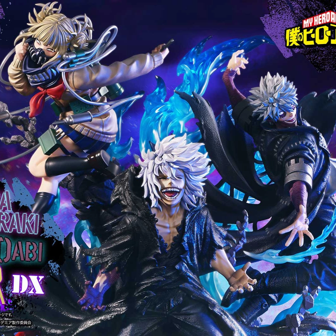 Prime 1 Studio Ultimate Premium Masterline My Hero Academia Tomura Shigaraki, Dabi, Himiko Toga Deluxe Bonus Version Educational Toy Limited Piece