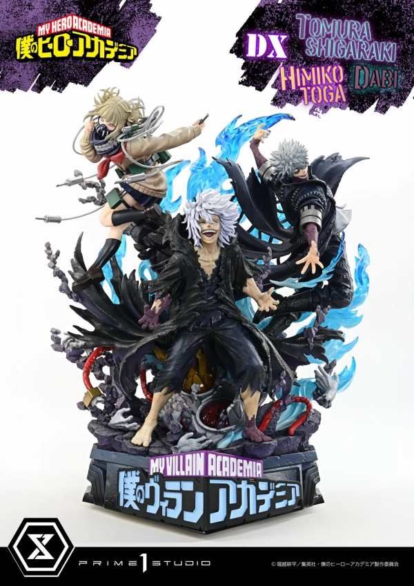Anime Collectible Movie Toy Prime 1 Studio Ultimate Premium Masterline My Hero Academia Tomura Shigaraki, Dabi, Himiko Toga Deluxe Bonus Version