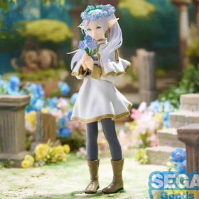 Luminasta Frieren: Beyond Journey's End Frieren Flower Garden Superhero Statue Art Decor