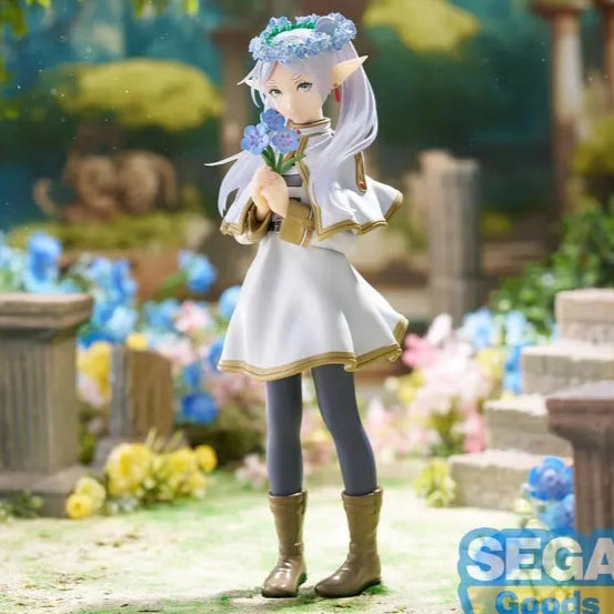 Luminasta Frieren: Beyond Journey's End Frieren Flower Garden Superhero Statue Art Decor
