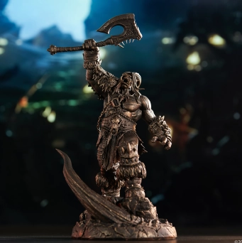 Chibi Collectible Award Trophy Blizzard World of Warcraft? Grommash Hellscream 1/10 Scale Bronze-Colored Edition Statue