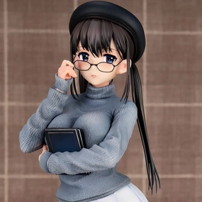 BUNGAKU SHOUJO AKITUSKI KURUMI ILLUS MATAROU 1/6 PVC Vintage Collectible Premium Art