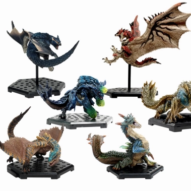 PVC Merchandise Collectible Hobby Capcom Figure Builder Monster Hunter Standard Model Plus Monster Hunter 20th Anniversary Best Selection Vol.1