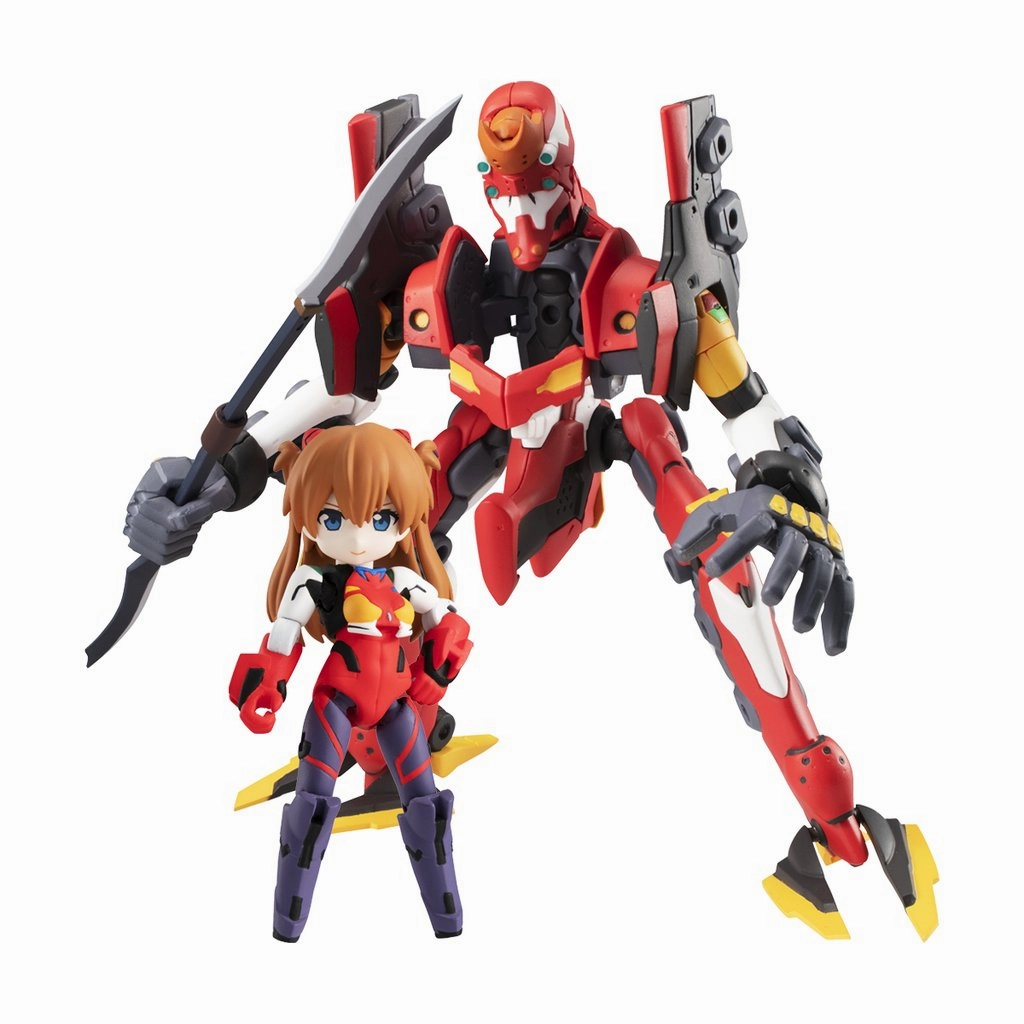 Action Hero Convention Exclusive DESKTOP ARMY EVANGELION MOVIE Shikinami Asuka Langley & Evangelion 2