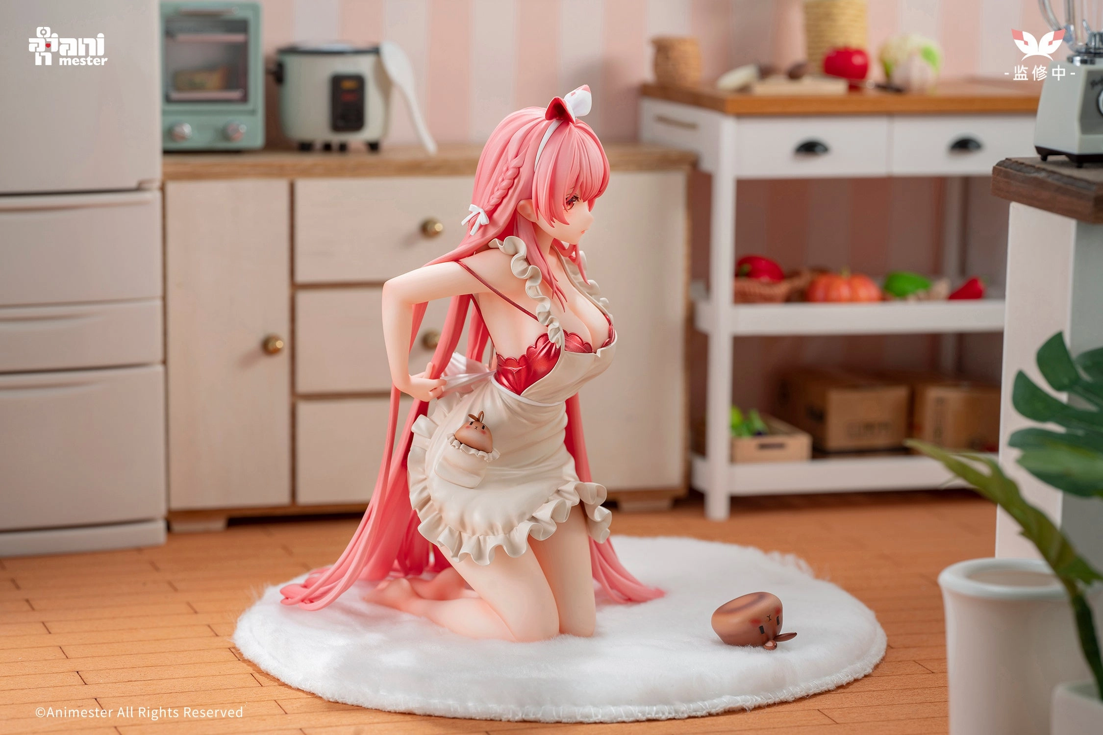 White Rabbit Rosu 1/7 Scale Figure Miniature Collectible Anime Art