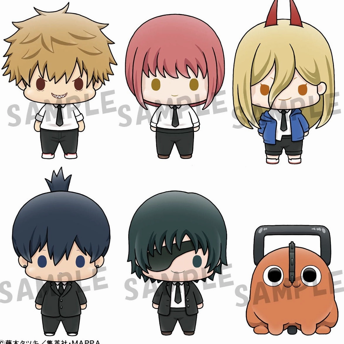 Silver Coated promotional item Chokorin Mascot Chainsaw Man Set (set of 6)