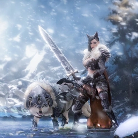 Cold Winter Big Suit 1/6 Scale Gaming Display Bird Model