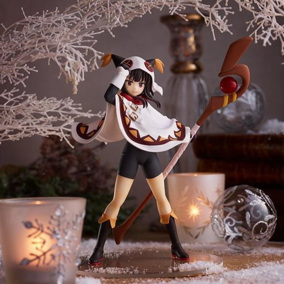 Limited Statue KONO SUBARASHII SEKAI NI SYUKUFUKU WO! LEGEND OF CRIMSON Good Smile Company POP UP PARADE Megumin: Winter Ver.