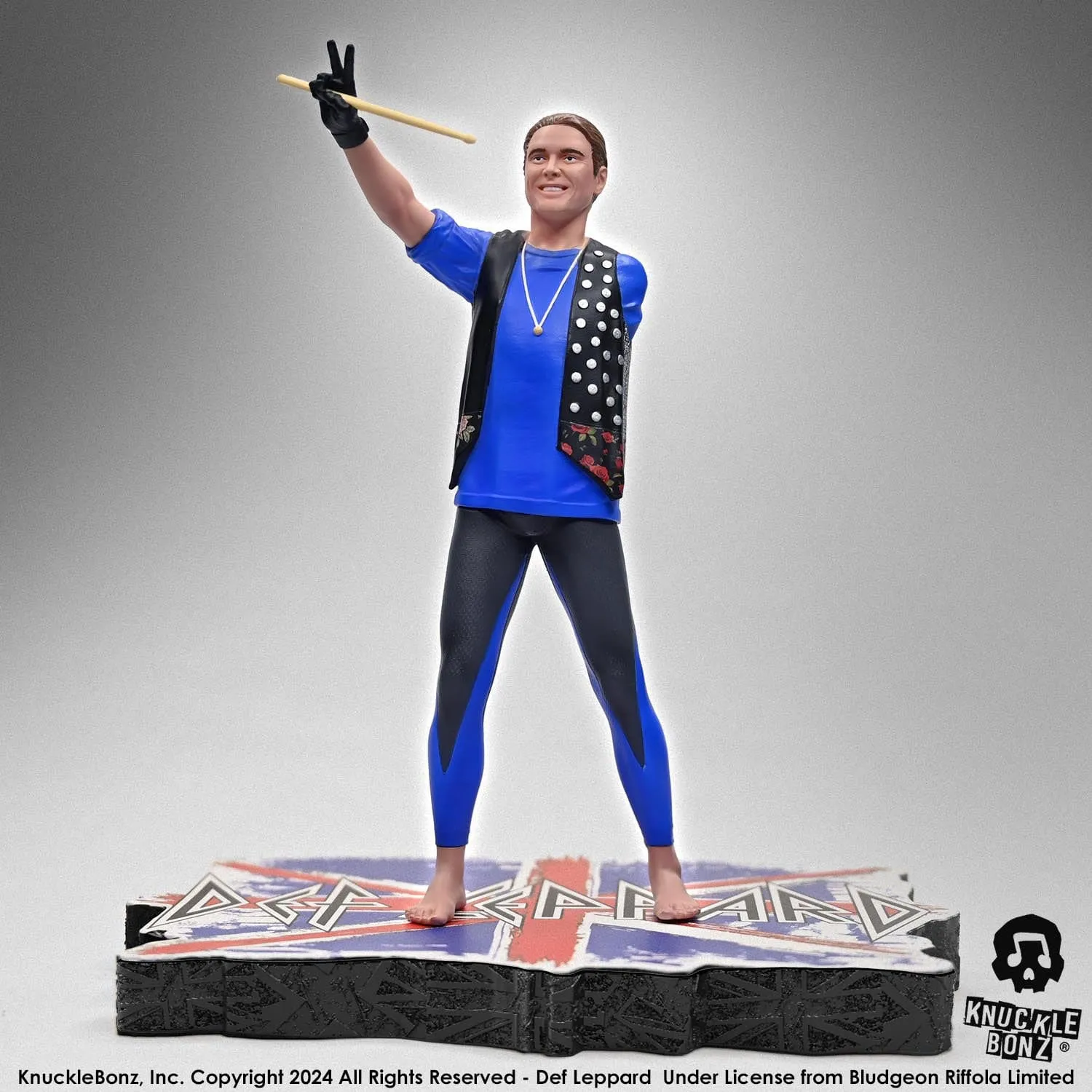 Knucklebonz Def Leppard Rock Iconz Rick Allen Statue Detailed Figure