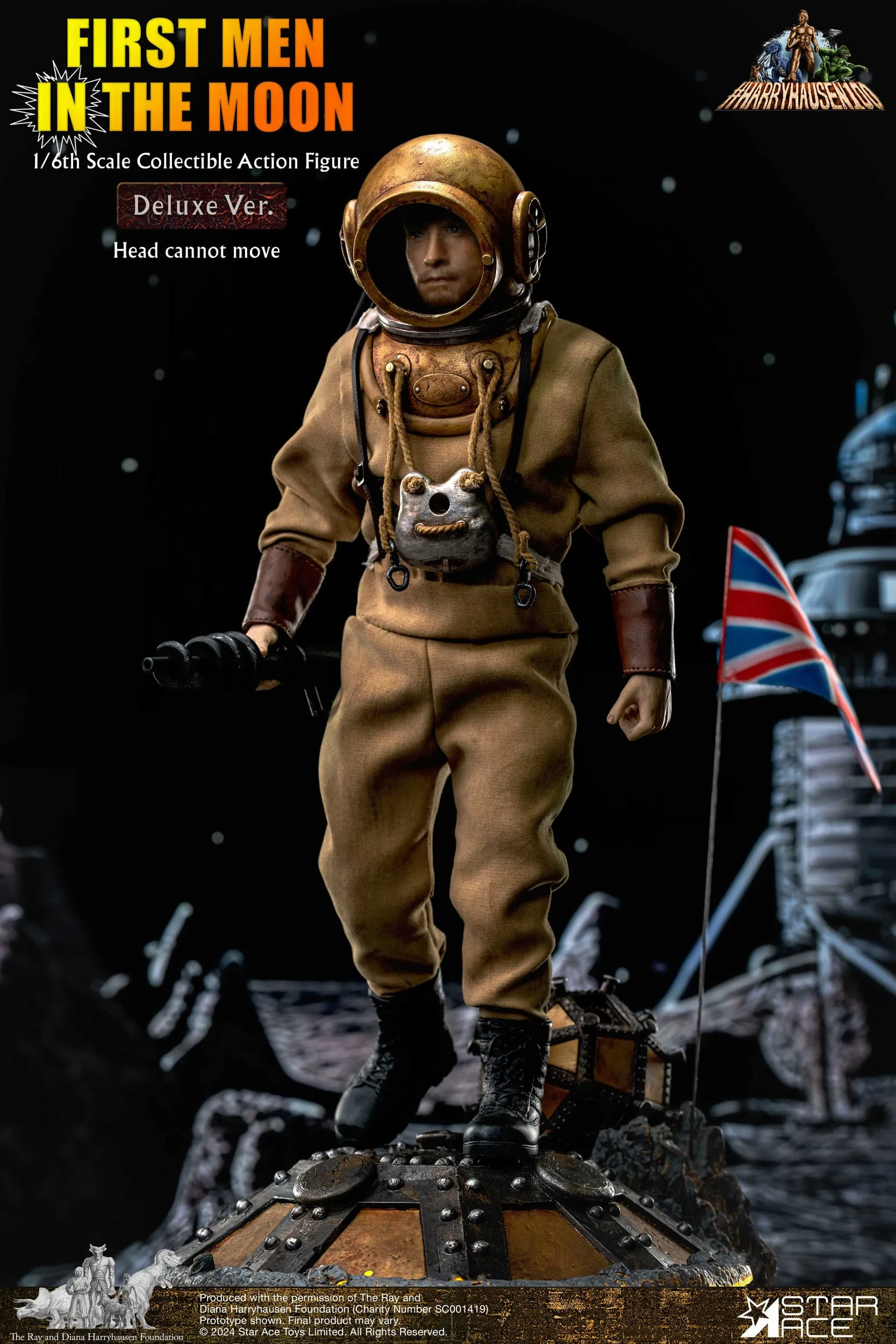 NFC Feature Star Ace Toys First Men in the Moon (1964) Arnold Bedford Deluxe Version 1/6 Action Figure