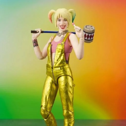 S.H.FIGUARTS BIRDS OF PREY MOVIE HARLEY QUINN Realistic Sculpture Hand Painted