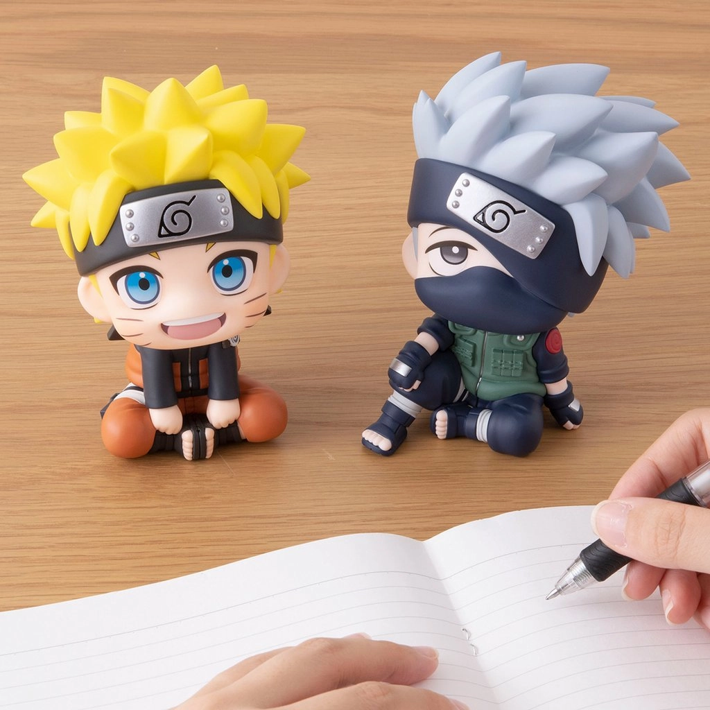 Superhero Decor Robot Art MEGAHOUSE LOOK UP SERIES NARUTO UZUMAKI NARUTO & HATAKE KAKASHI set ??with gift??