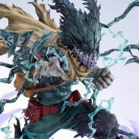 Miniature Statue Decorative Object ARTFX J "My Hero Academia" Midoriya Dark Deku Version PVC Figure