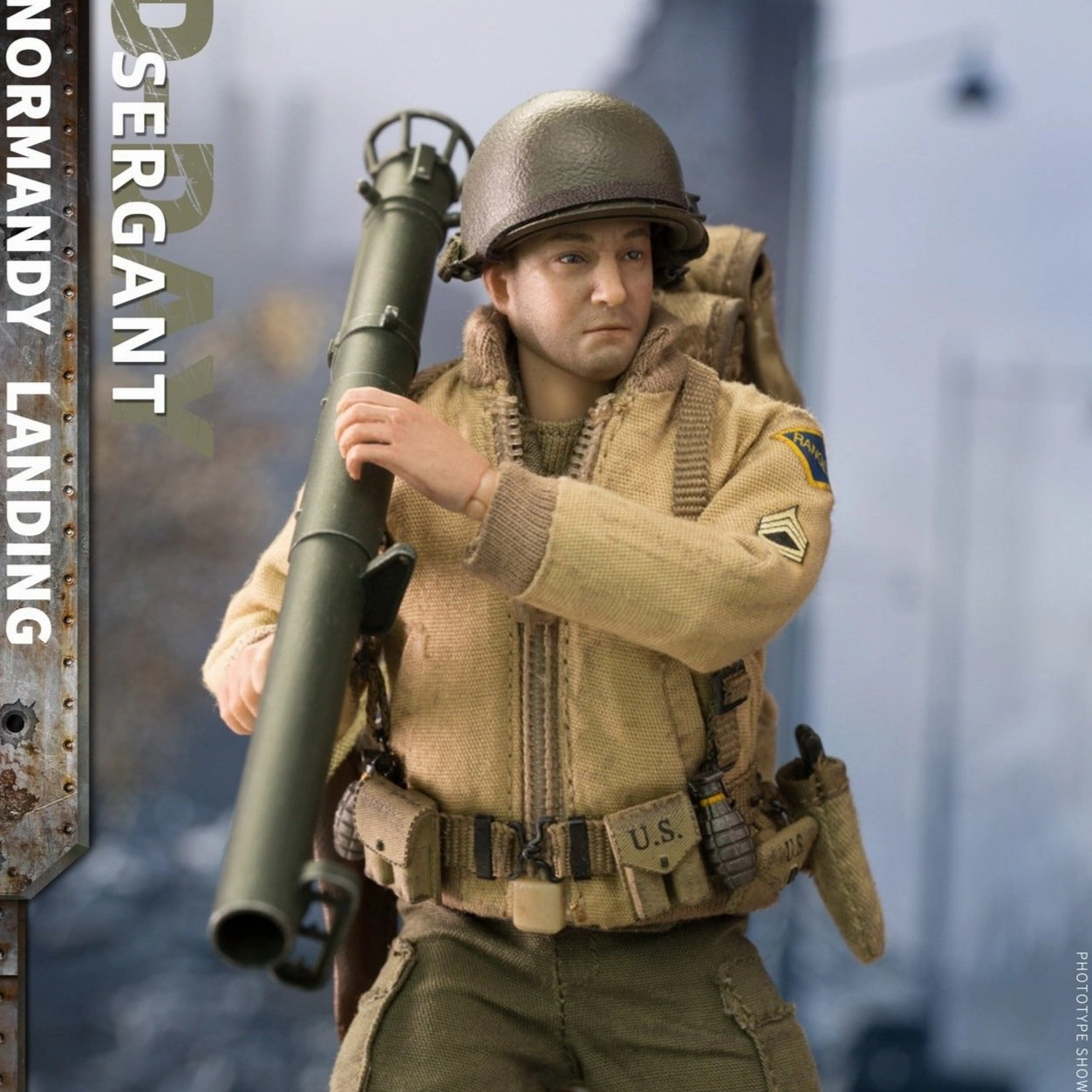 Character Toy Regional Specialty CRAZY FIGURE [LW016] 1:12 WWII U.S. Rangers On D-Day Sergant