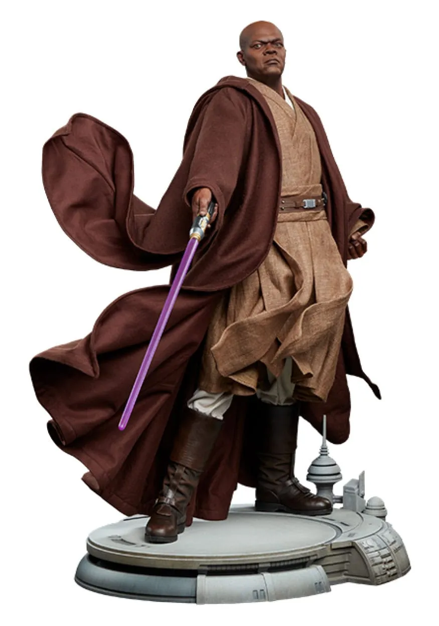 Sideshow Collectibles Star Wars Episode III Mace Windu Premium Format Figure 1/4 Statue History Buff