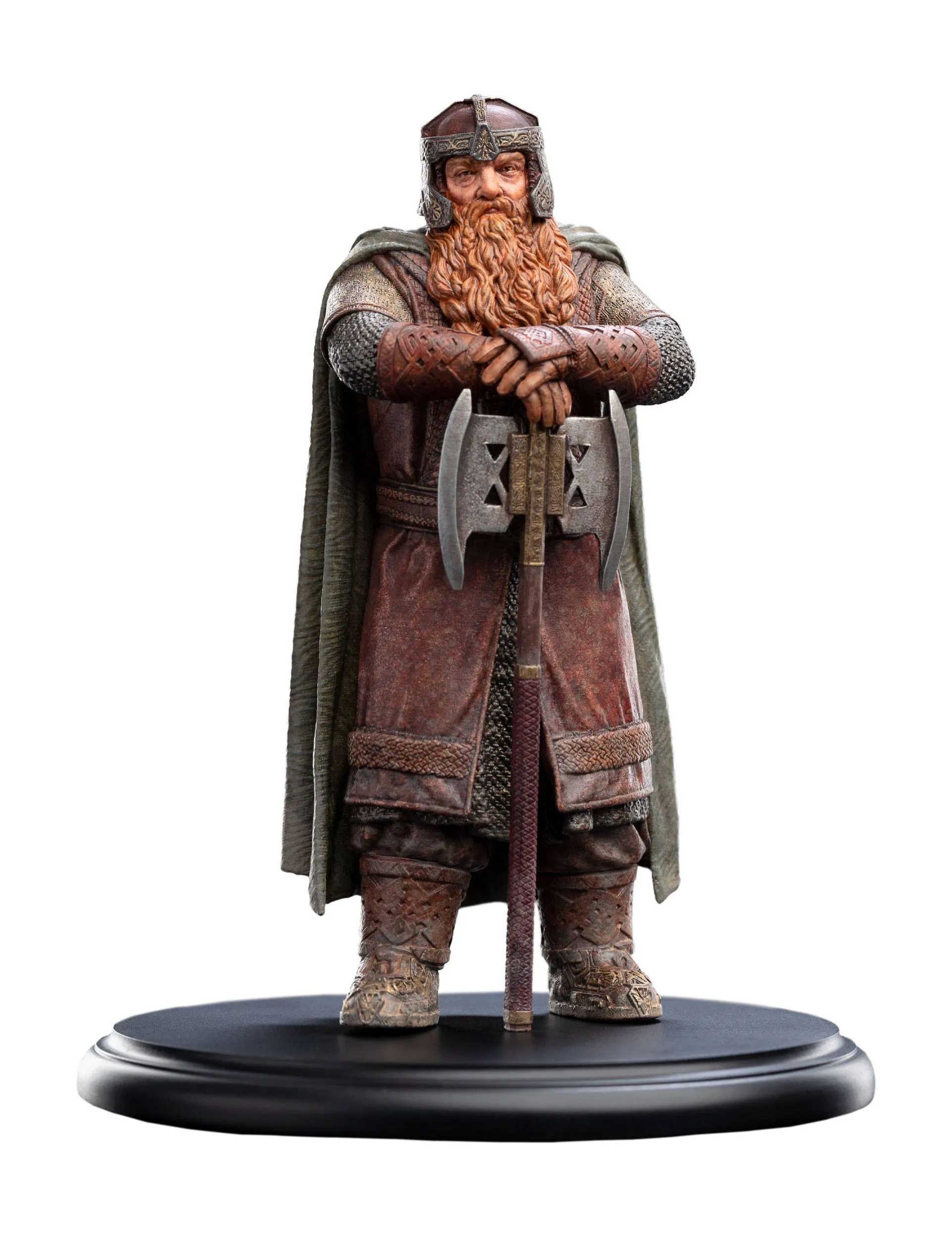 Weta The Lord of the Rings Gimli Mini Statue Battle Ready Wild Animal