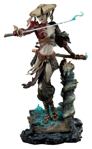 Sideshow Collectibles Court of the Dead Slaier: The Undying Blade Premium Format Figure Statue Mutation Effect