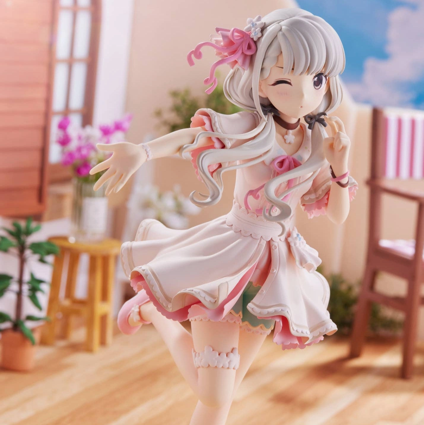 THE iDOLM@STER Hisakawa Nagi O-Ku-Ri-Mo-No Sunday (Reissue) Collectible Model Movie Display
