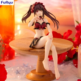 Date A Live ?? Noodle Stopper Figure Kurumi Tokisaki Swimsuit Ver. Global Appeal Chibi Statue
