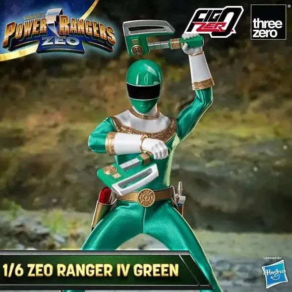 Reptile Figure Power Rangers Zeo FigZero 1/6 Zeo Ranger IV Green