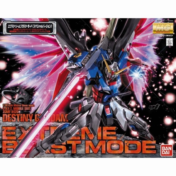 Art Product Miniature Decor Bandai Hobby MG Destiny Gundam Extreme Blast Mode (5063039)