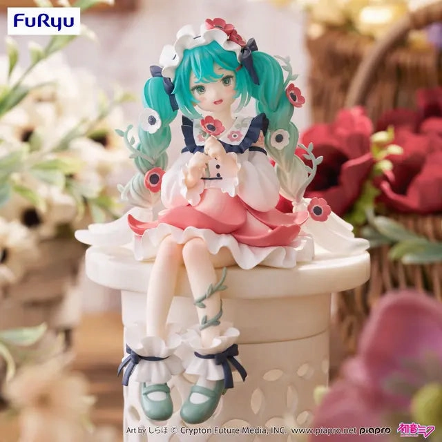 Licensed Product Decorative Accent Hatsune Miku Noodle Stopper Figure Flower Fairy Anemone
