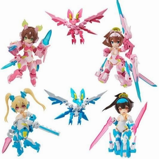 DESKTOP ARMY MEGAHOUSE MEGAMI DEVICE ASURA series Another color ver. (Set of 4 Characters) PVC Merchandise
