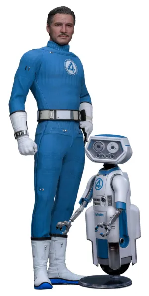 Storage Solution Hot Toys Mister Fantastic & H.E.R.B.I.E. - The Fantastic Four: First Steps - MMS821 - 1/6 Scale Collectible Figure 2-Pack